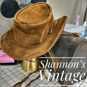 Walkabout made in Australia sz small leather hat